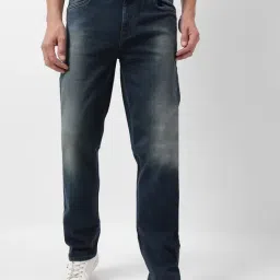 Numero Uno Mid Blue Cotton Slim Fit Jeans-picture-41