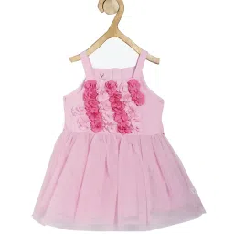 Allen Solly Junior Pink Applique Dress image 1
