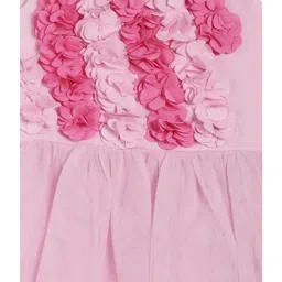 Allen Solly Junior Pink Applique Dress image 4