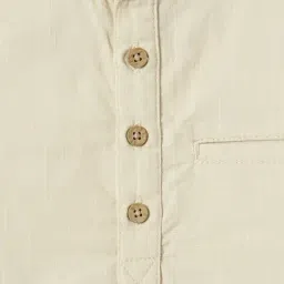 R&B Kids Beige Regular Fit Shirt image 5