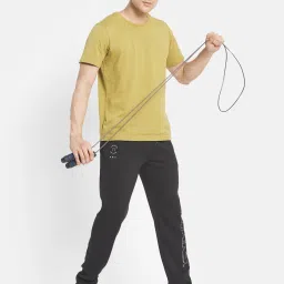 Octave Black Regular Fit Trackpants image 5