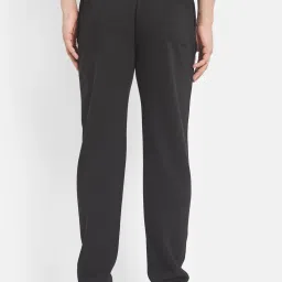 Octave Black Regular Fit Trackpants image 2