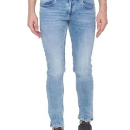 Spykar Light Blue Slim Fit Low Rise Jeans-picture-24