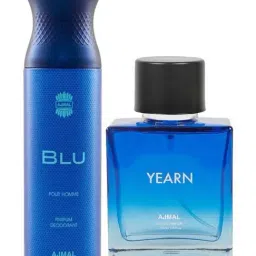 Ajmal Blu Parfum Deodorant & Yearn Eau de Parfum Combo for Men-image-34
