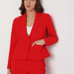Vero Moda Red Regular Fit Blazer-picture-37