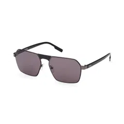 Ermenegildo Zegna Grey UV Protection Aviator Sunglasses for Men-picture-43
