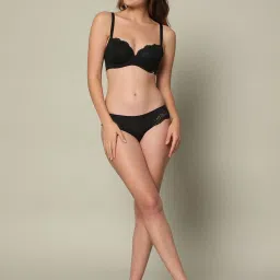 Vero Moda Intimates Black Lace Full Coverage T-Shirt Bra image 4