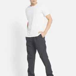 Octave Black Regular Fit Trackpants image 5