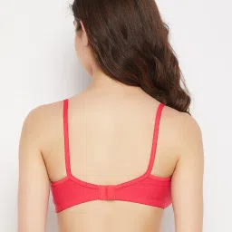 Clovia Dark Pink Full Coverage Non-Wired Everyday Bra image 2