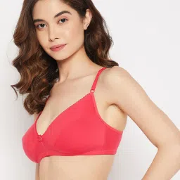 Clovia Dark Pink Full Coverage Non-Wired Everyday Bra image 3
