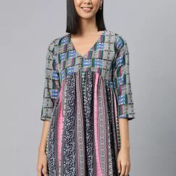 Cottinfab Multicolor Printed Top-picture-43