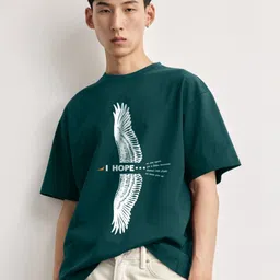 MaverIQ Men Graphic Printed Round Neck Cotton Oversized T-shirt-picture-28