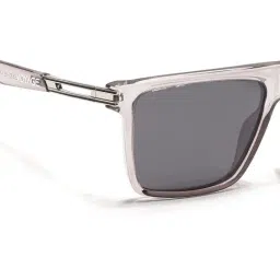 Voyage Black Polarised and UV Protected Lens Square Unisex Sunglasses image 4