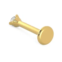 Malabar Gold and Diamonds 18k Gold & Diamond Mine Nosepin for Women image 4