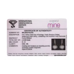 Malabar Gold and Diamonds 18k Gold & Diamond Mine Nosepin for Women image 5