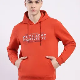 Monte Carlo Rust Regular Fit Printed Hoodie-picture-36