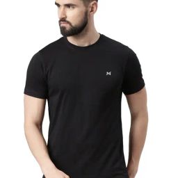 Force NXT Black Cotton Regular Fit T-Shirt-picture-4