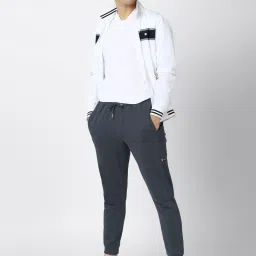 Van Heusen Blue Slim Fit Joggers image 5