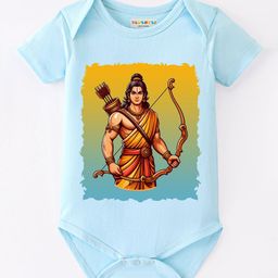 BLUSHES Infants Shree Ram Printed Pure Cotton Bodysuit-picture-38