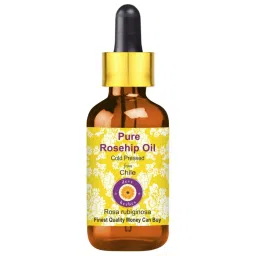 Deve Herbes Pure Rosehip Seed Oil with Glass Dropper - 10 ml image 1