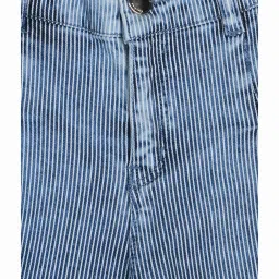 Gini & Jony Kids Blue & White Striped Culottes image 3