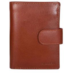 SASSORA Brown Casual Leather Rfid Bi-Fold Wallet for Men-picture-6