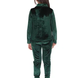 Cutecumber Kids Green Striped Tracksuit image 2