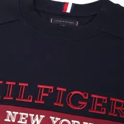 Tommy Hilfiger Calico Cotton Regular Fit Logo Printed Sweatshirt image 5