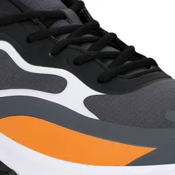 Campus Men's Renegade Dark Grey & Orange Running Shoes image 4
