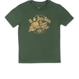 U.S. Polo Assn. Kids Green Printed T-Shirt-picture-24