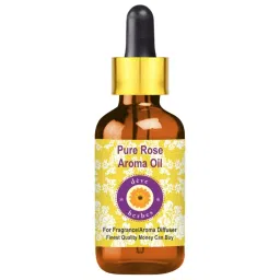 Deve Herbes Pure Rose Aroma Oil with Glass Dropper - 100 ml image 1