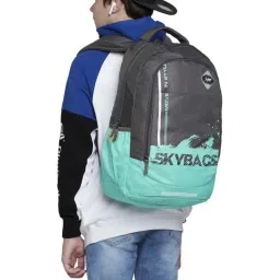 Skybags 28 Ltrs Grey Medium Backpack image 2