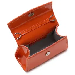 Miraggio Orange Roxie Small Micro Satchel image 5