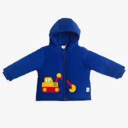 Ed-a-Mamma Baby Blue Corduroy Regular Printed Jacket-picture-36