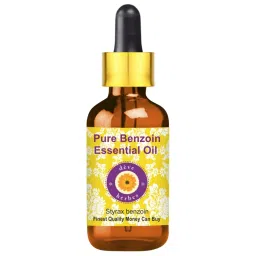 Deve Herbes Pure Benzoin Essential Oil with Glass Dropper - 30 ml image 1
