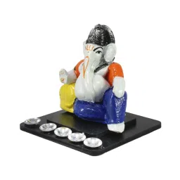 eCraftIndia Decorative Lord Ganesha Showpiece for Car Dashboard, Home Temple and Office Desks image 5