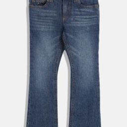 TOMMY HILFIGER Girls Blue Cotton Solid Jeans-picture-28