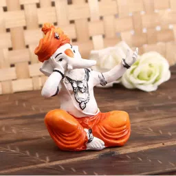 eCraftIndia Lord Ganesha Singing Decorative Showpiece image 1