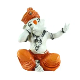 eCraftIndia Lord Ganesha Singing Decorative Showpiece image 2