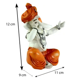 eCraftIndia Lord Ganesha Singing Decorative Showpiece image 3