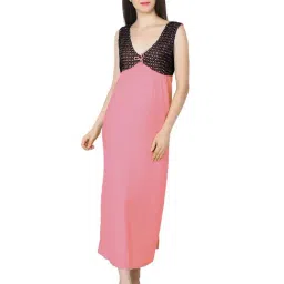 PATRORNA Light Pink Nighty-picture-27