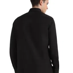 Allen Solly Black Regular Fit Shirt image 2