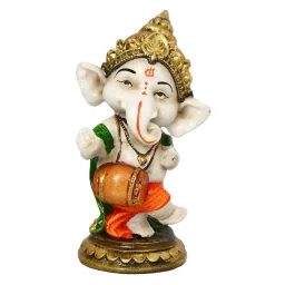 eCraftIndia Colorful Lord Ganesha Dancing Avatar Decorative Showpiece image 3