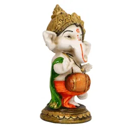 eCraftIndia Colorful Lord Ganesha Dancing Avatar Decorative Showpiece image 5
