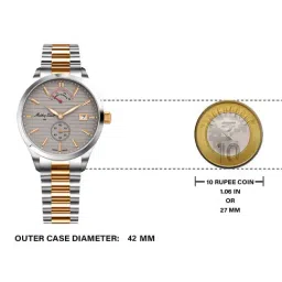 Mathey Tissot H411ATPRRS Urban Power Reserve Auto Analog Watch For Men image 4