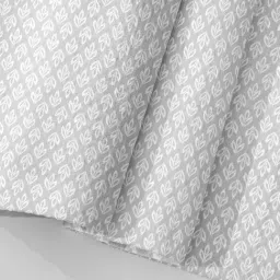 Bianca Florence Light Grey Cotton Floral Table Cloth image 4