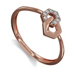 Malabar Gold and Diamonds 18k Rose Gold Ring for Women image 4
