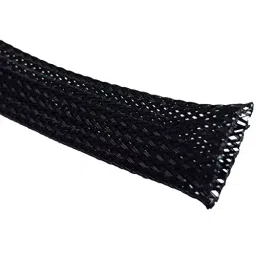 Immech 10mm Polyester Nylon Braided Expandable Wire Sleeve Black (1 Metre)-picture-21