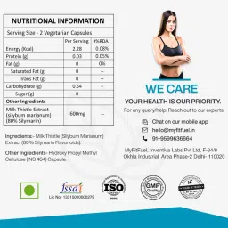 MyFitFuel Milk Thistle Extract (80% Silymarin Flavonoids) image 5