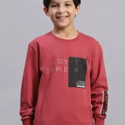 Monte Carlo Kids Pink Printed Full Sleeves sweatshirt-image-53